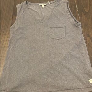 Toad&Co Organic Cotton Heather Gray Knit Top